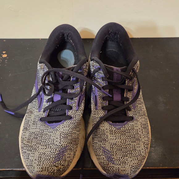 Brooks Adrenaline GTS 19 Womens Running Shoes Gray Purple 1202841B028 Size 7 B - Picture 5 of 8
